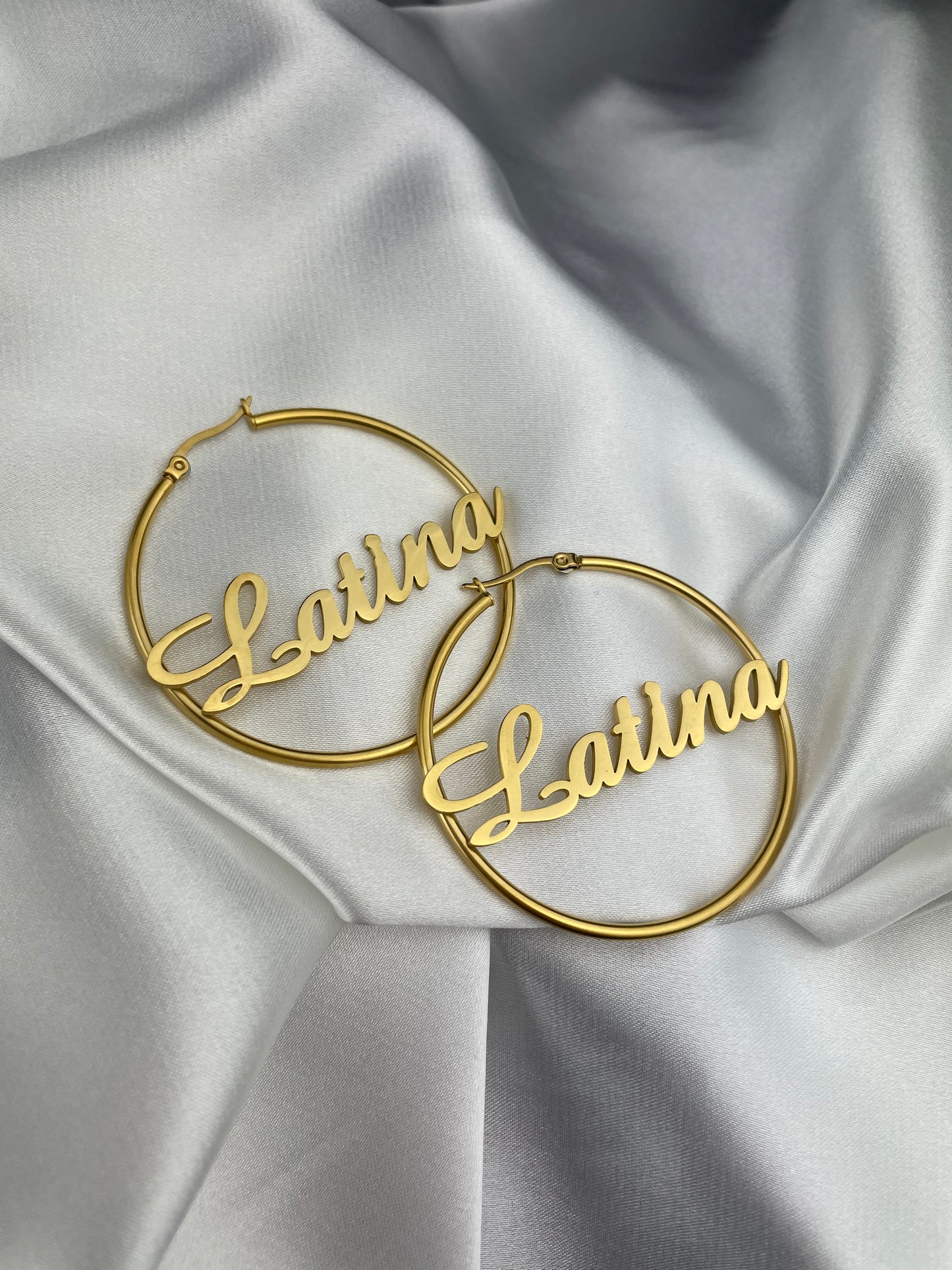 Latina Gold Hoops