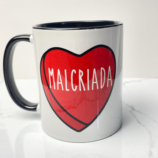 Malcriada Sweat heart mug