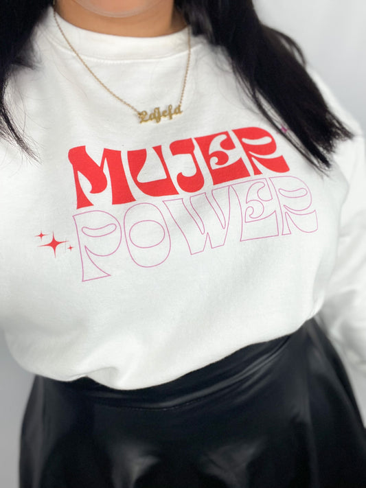 Mujer Power Crew Neck Sweatshirt